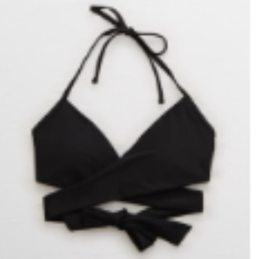 Aerie Wrap Halter Bikini Top and Bottoms